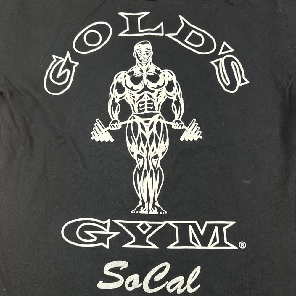 Golds Gym SoCal Men’s Black Short Sleeve T-Shirt Size Small - Picture 2 of 7